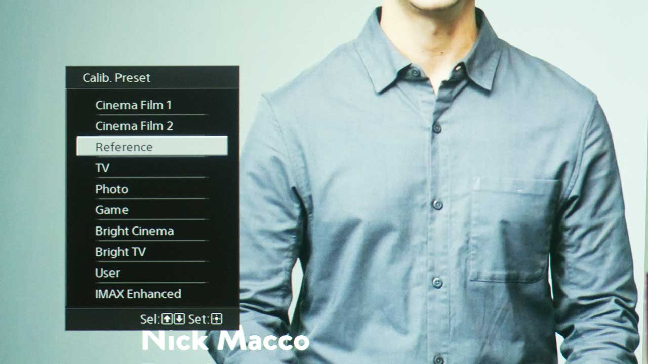 Sony-XW5000ES-Menu-6 - Projector Reviews Image