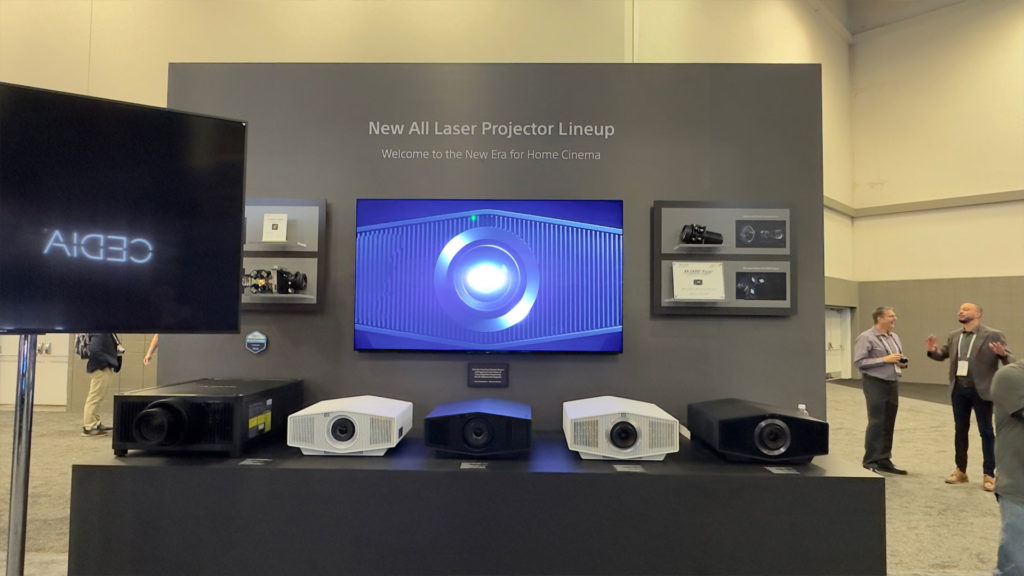 New projectors at the Sony Booth - Projector Reviews - Image