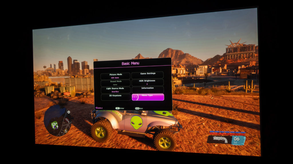 Benq Th690St playing Saints Row Self-Made - Projector Reviews - Image