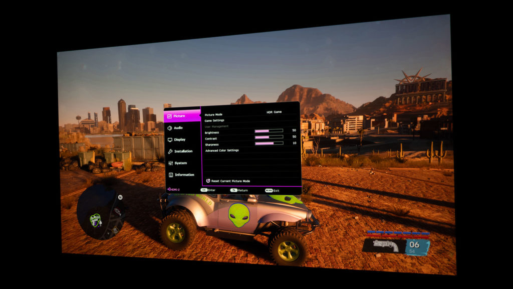 Benq Th690St playing Saints Row Self-Made - Projector Reviews - Image