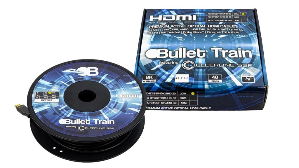 Bullet Train 20-Meter Premium Active Optical Cable - Projector Reviews - Image