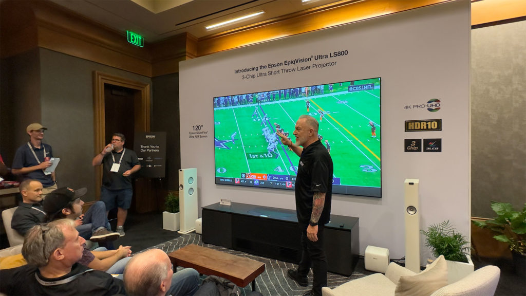 New Projector at Epson Projector Booth - Projector Reviews - Image