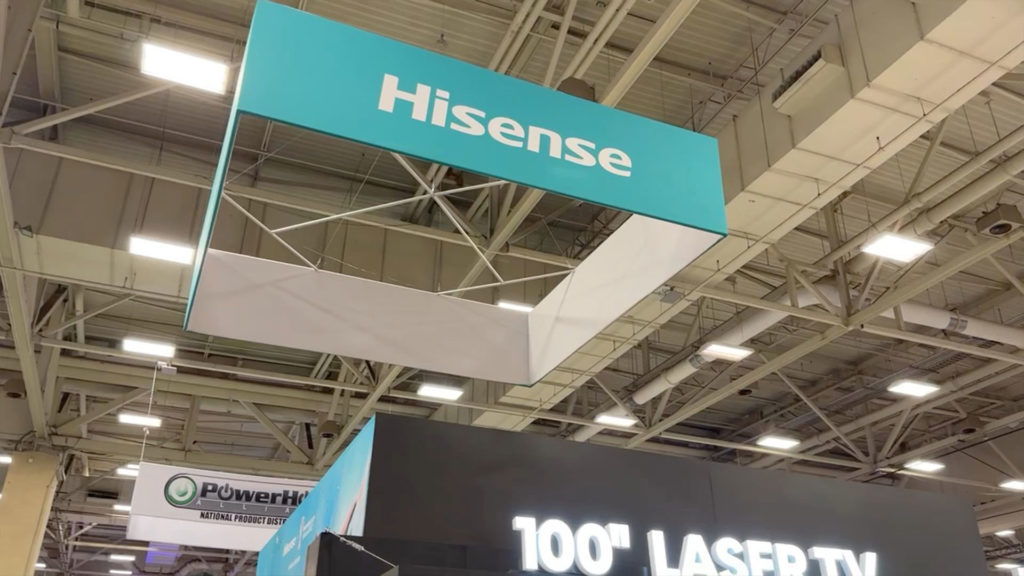 Hisense Laser Tv Booth - Projector Reviews - Image