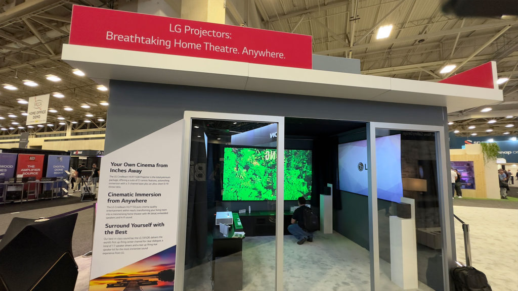 LG Projectors Booth - Projector Reviews - Image