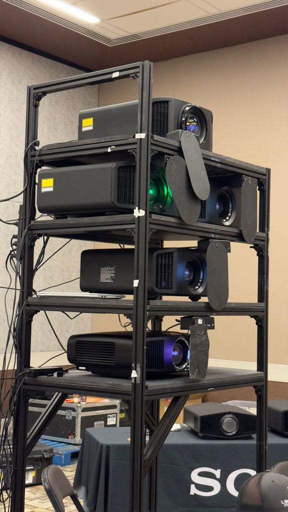 New projectors at the Sony Booth - Projector Reviews - Image