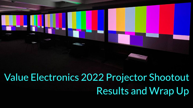 Value Electronics Projector Shoot Out Results - Projector Reviews Image