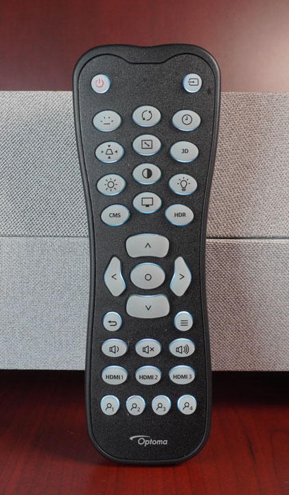 Optoma_CinemaX_D2_PJRemote1 - Projector Reviews image