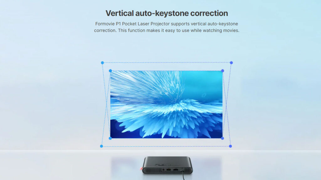Vertical Auto Keystone Correction - Projector Reviews - Image