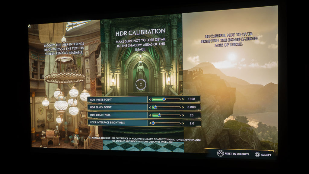 Hogwarts Legacy - HDR Calibration - Projector Reviews - Image