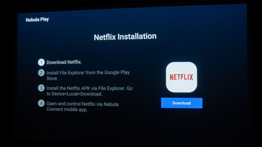 Nebula Capsule 3 Projector Netflix App - Projector Reviews - Image