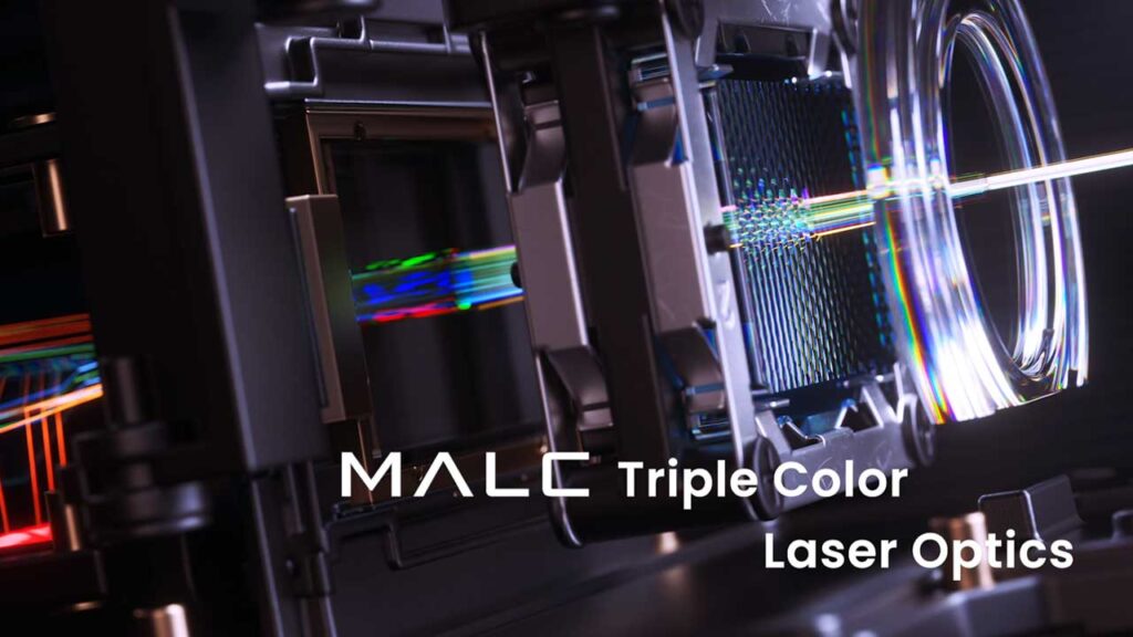 MALC Triple Color Laser Optics - Projector Reviews - Image