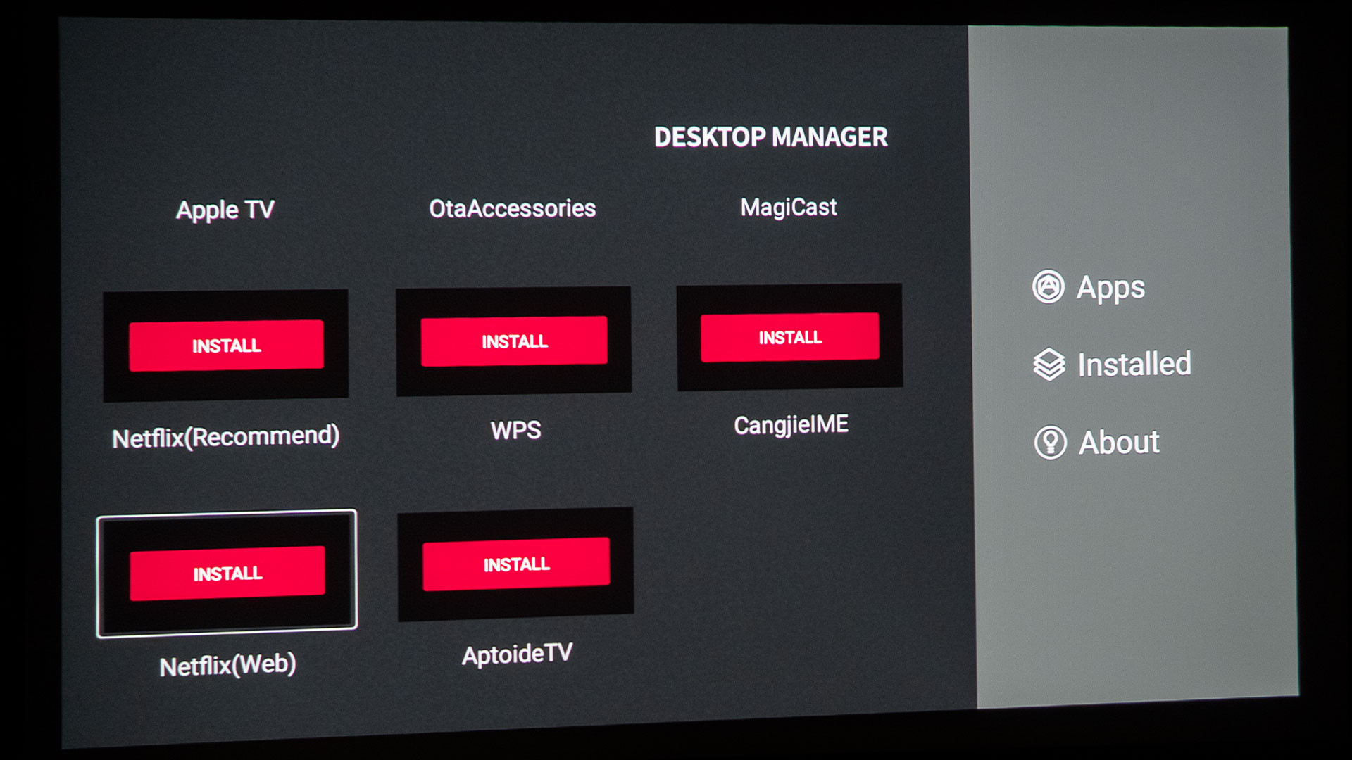 Netflix Installation Guidelines.