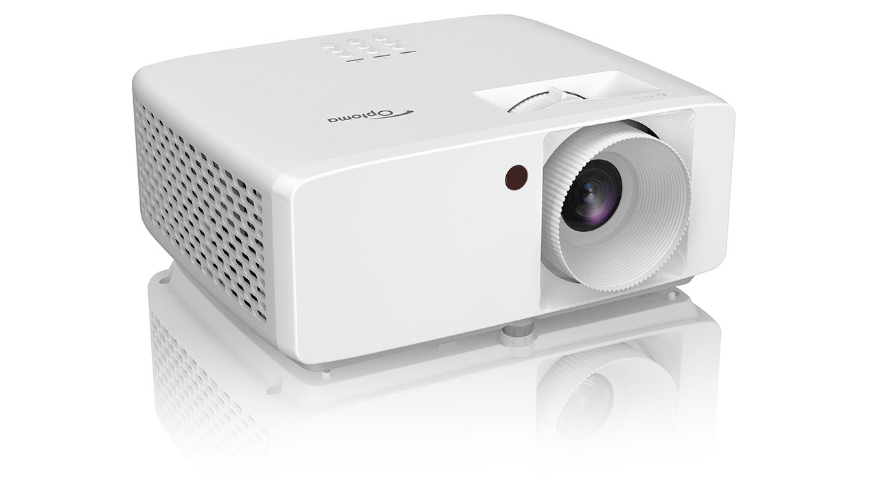 Optoma-ZW350e-front-angle - Projector-Reviews-Image
