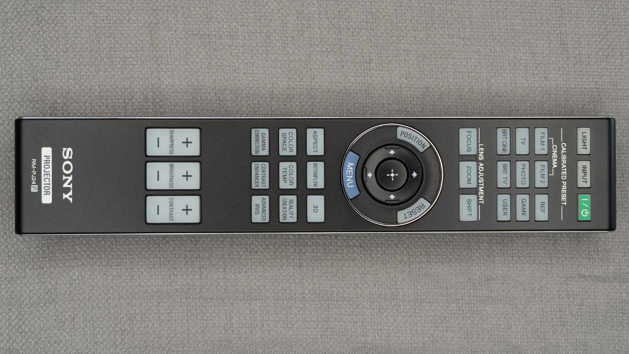 Sony Vpl-Xw6000Es Remote Control - Projector Reviews - Image