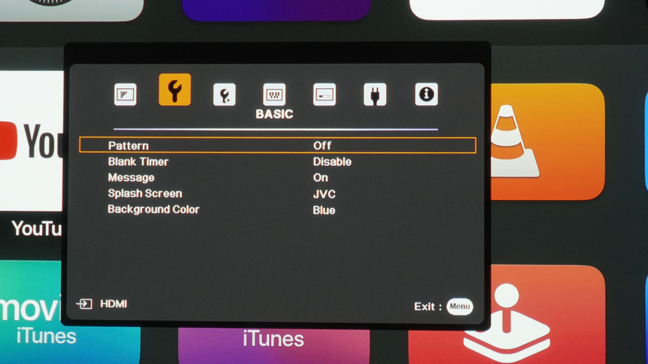 Benq Lh730 Projector Menu - Projector Reviews - Image