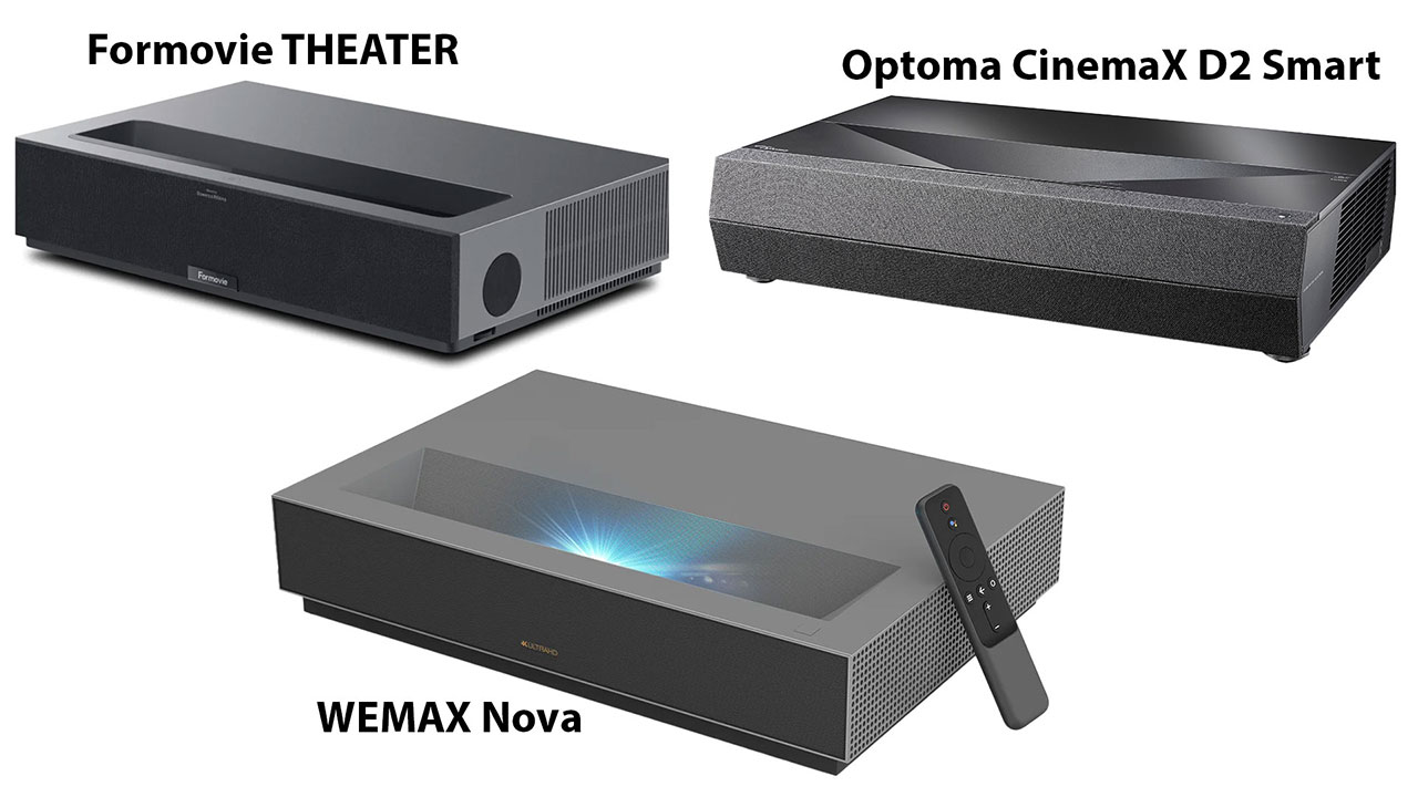 Wemax Nova, Formovie THEATER, and Optoma CinemaX D2 Smart Projectors - Projector Reviews - Image