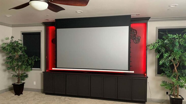 Elite Screens Evanesce Tensioned - Projector Reviews - Image