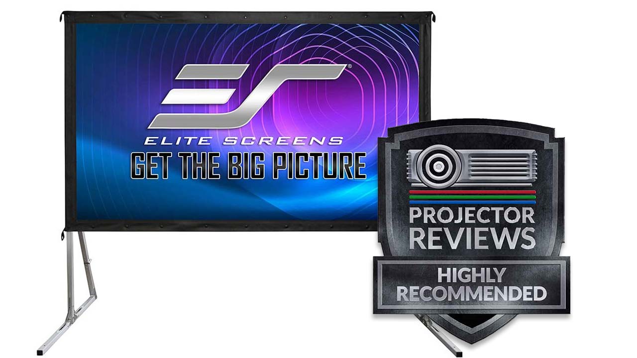 Elite Screens Yard Master 2 with award - Projector Reviews - Image