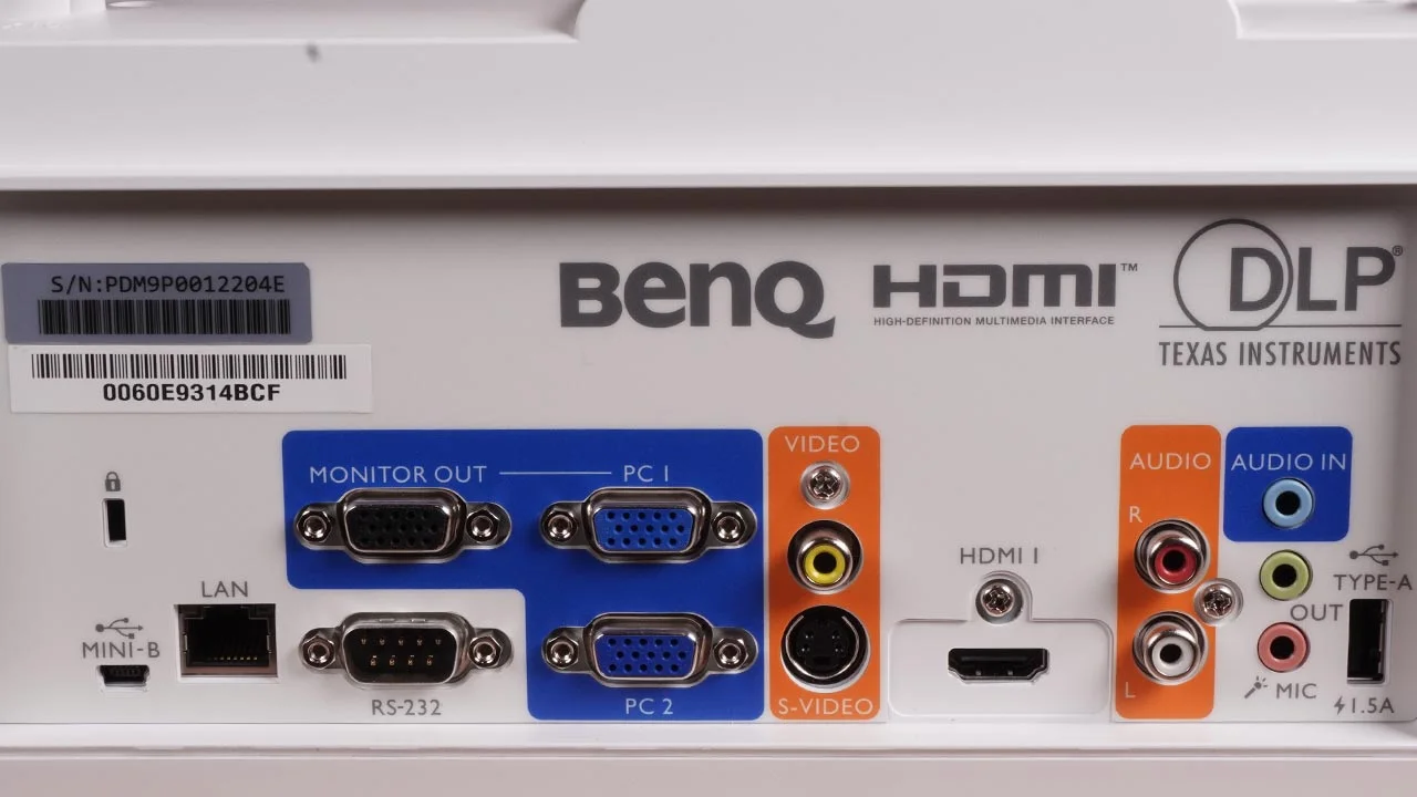 BenQ_LH820ST_Inputs#1 - Projector Reviews Images