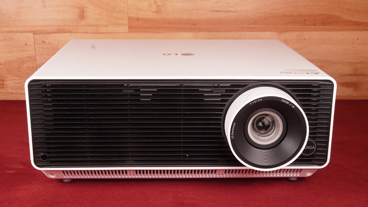 Lg Bf50Rg Laser Projector Front View - Projector Reviews - Image