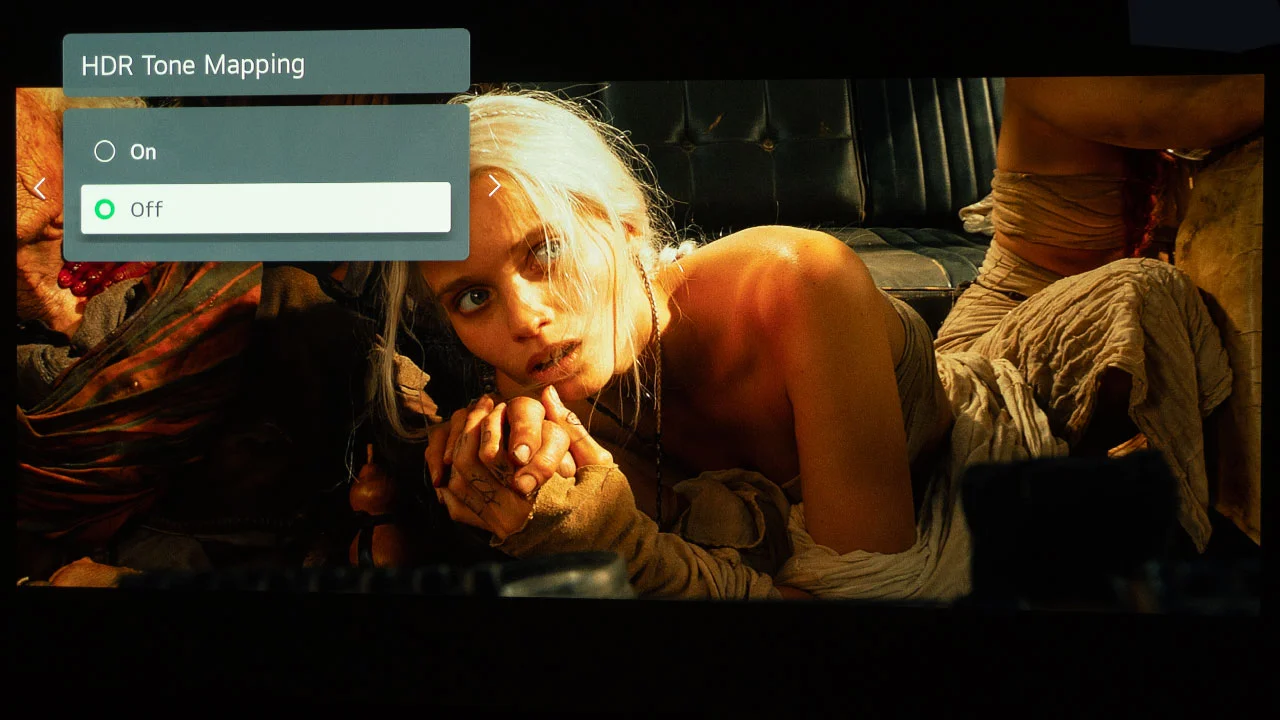 LG HU710PBHDR ToneMapping Off - Projector Reviews - Image