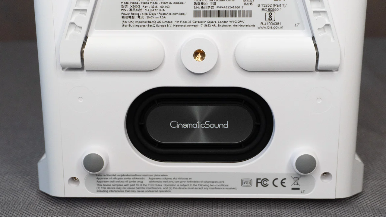 BenQ-W300G-bass-radiator - Projector Reviews Images