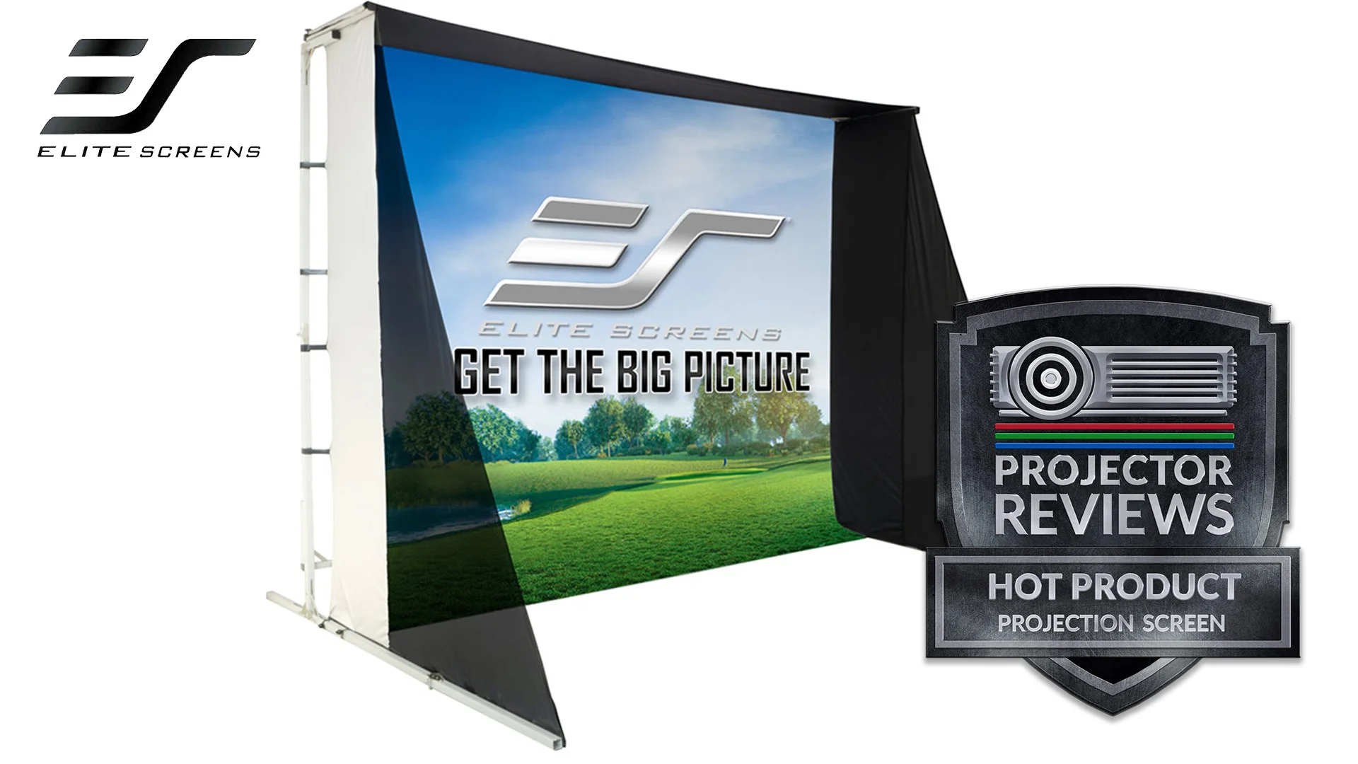 Elite Screens GollfSim Portable-Award-2 - Projector Reviews - Images