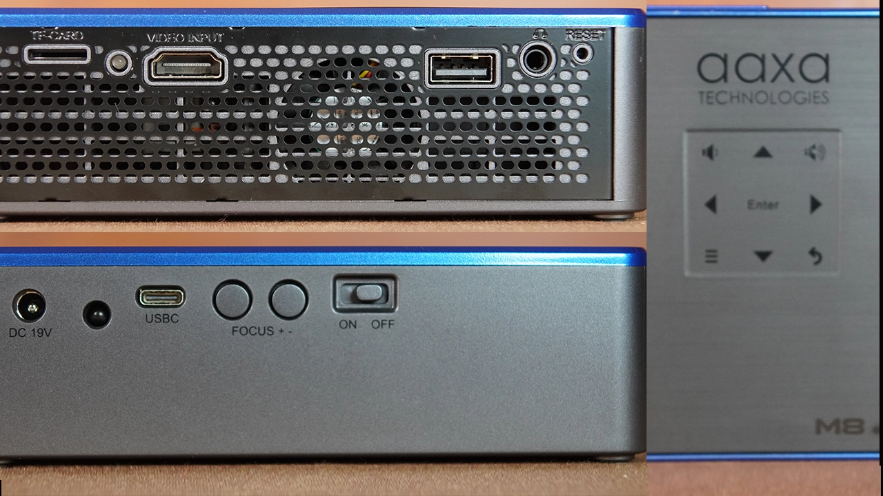 AXA_M8L_Inputs&CTRL - Projector Reviews Images