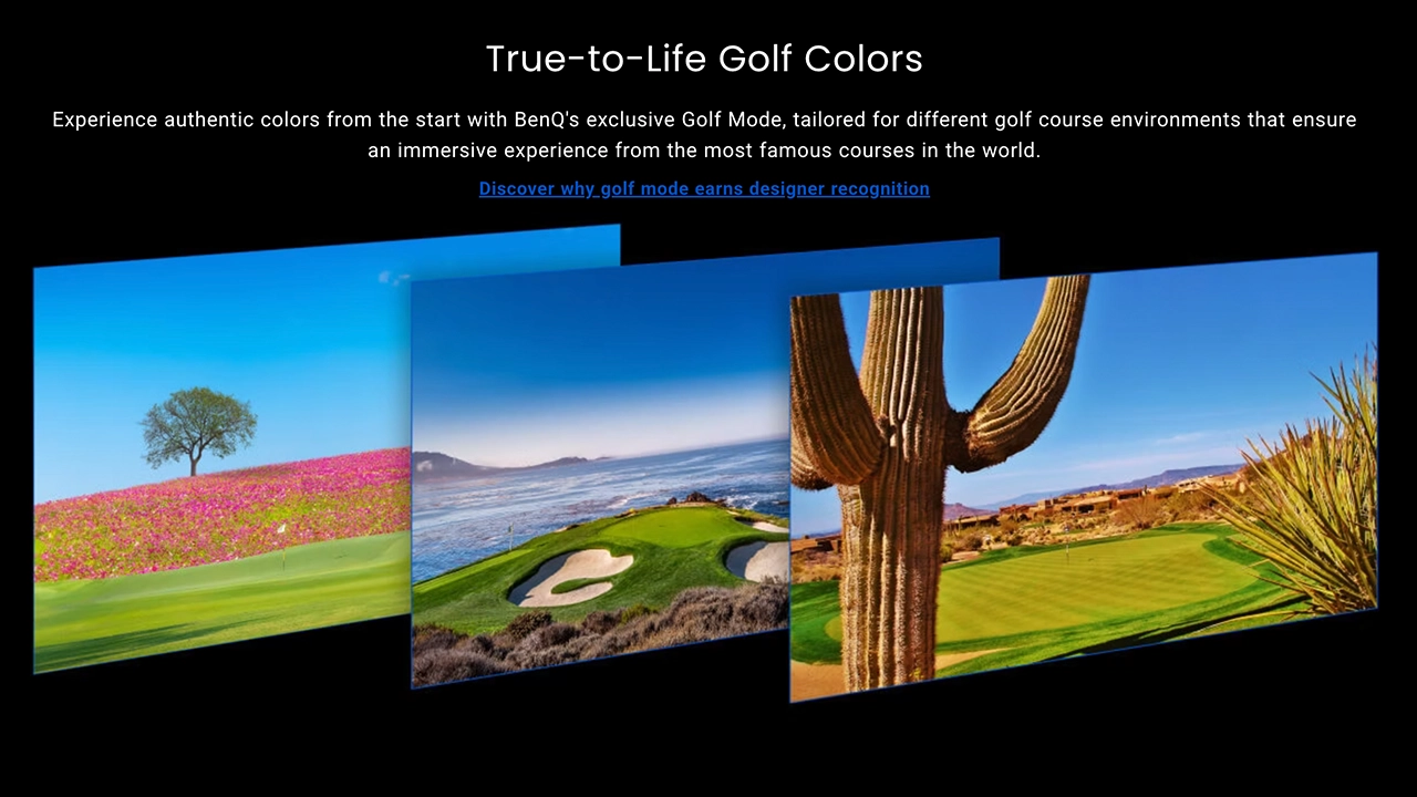 BenQ AH700ST "Ace" Golf Color - Projector Reviews Images