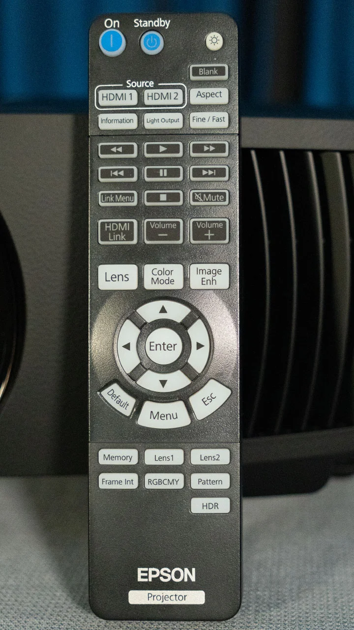 Epson-QB1000-remote-1 - Projector Reviews Images