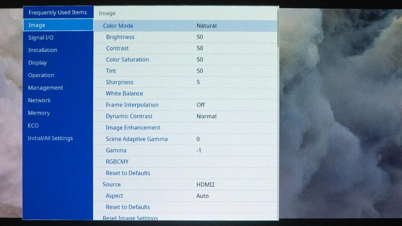 Epson-QS100-Menu-1