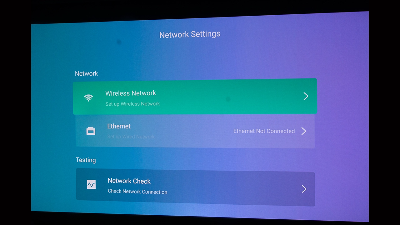NexiGo Aurora Pro MKII Menu - Projector Reviews - Images