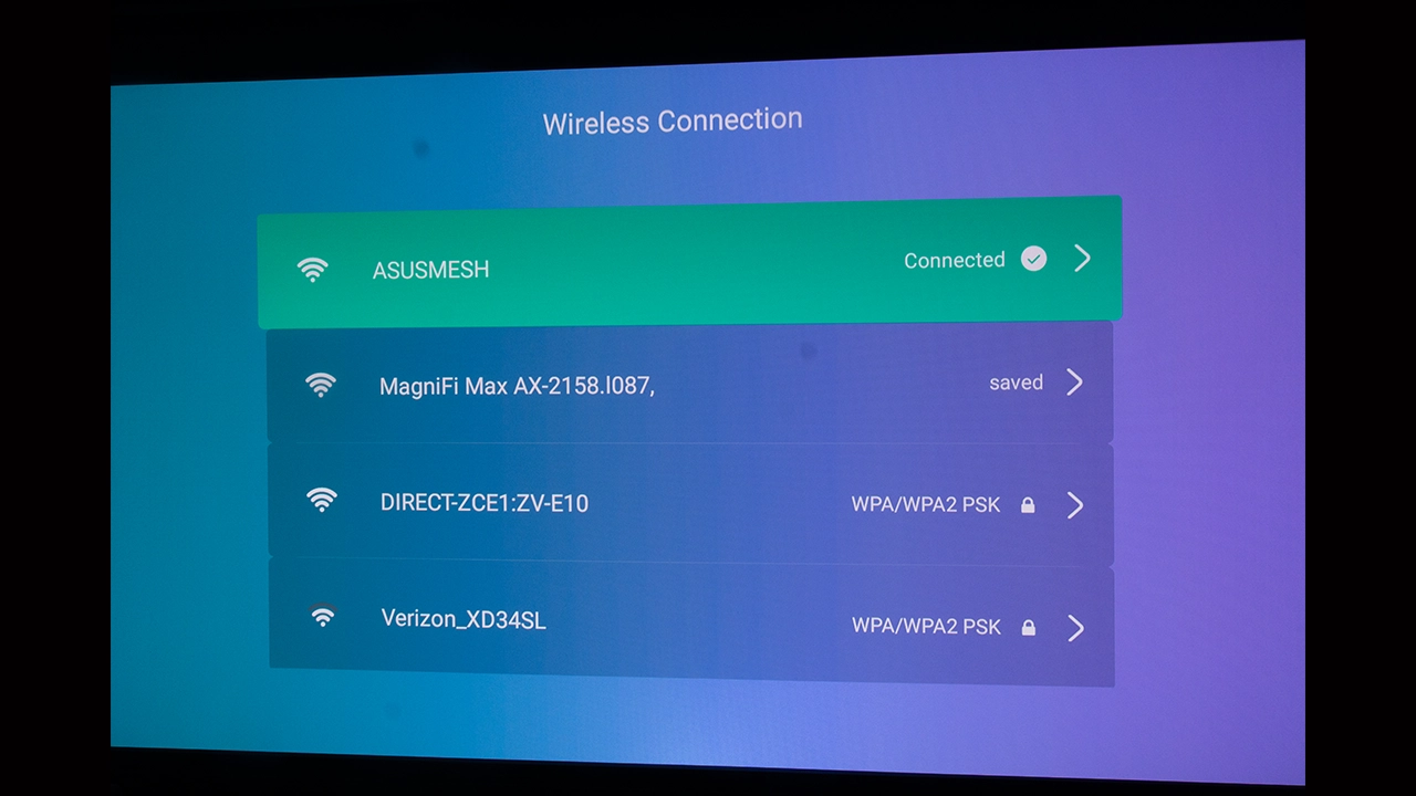 NexiGo Aurora Pro MKII Menu - Projector Reviews - Images