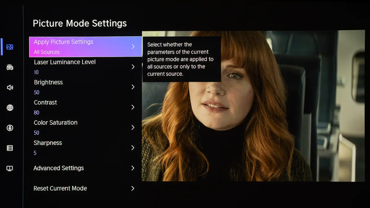 Hisense M2 Pro Settings Menu-2