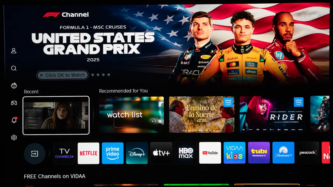 Hisense M2 Pro VIDAA Menu-1