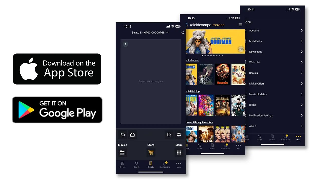 Kaliedescape Strato E Remote App - Projector Reviews - Images