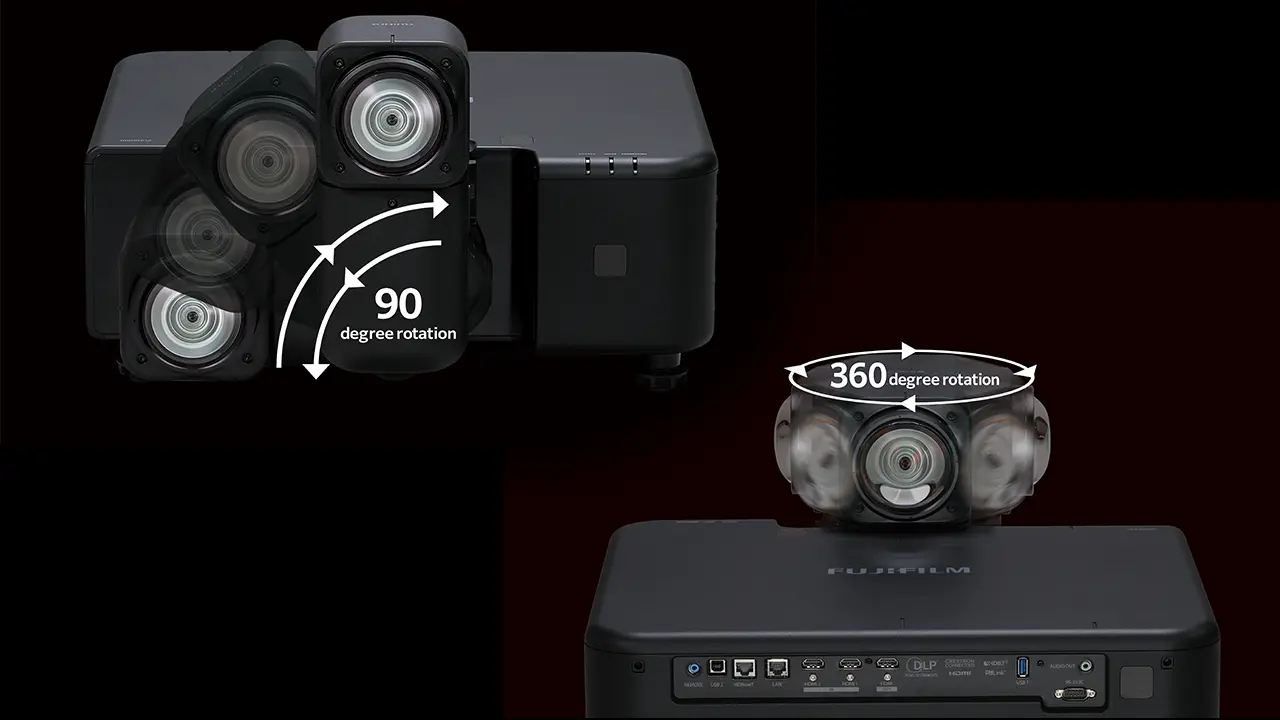 Fijifilm FP-ZUH6000-rotating lens