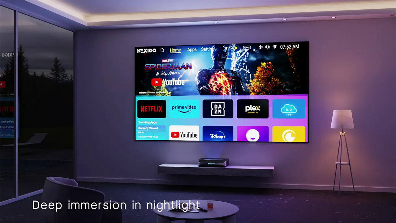 NexiGo ALR Screen Nighttime-1 - Projector Reviews - Images