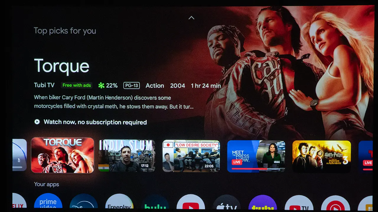 TCL PlayCube Smart Menu - Projector Reviews - Images