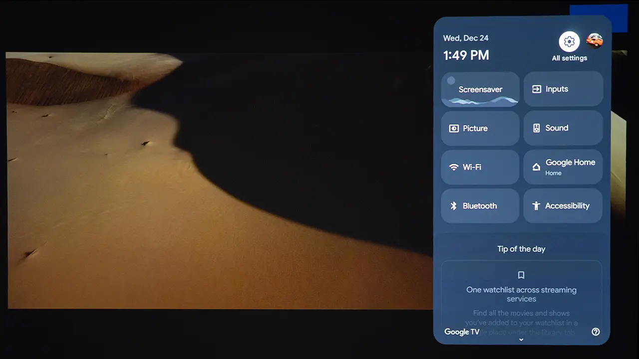 TCL PlayCube Menu - Projector Reviews - Images