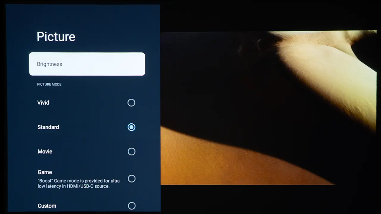 TCL PlayCube Menu - Projector Reviews - Images