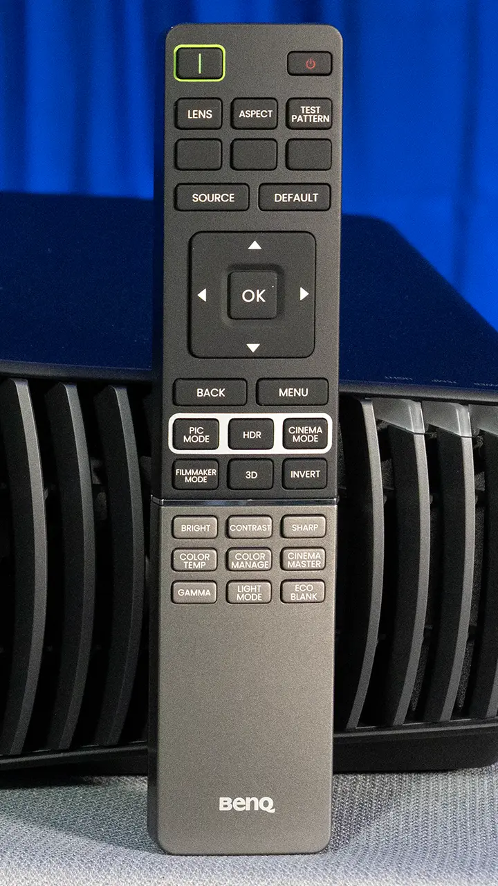 BenQ W5850 Remote - Projector Reviews - Images