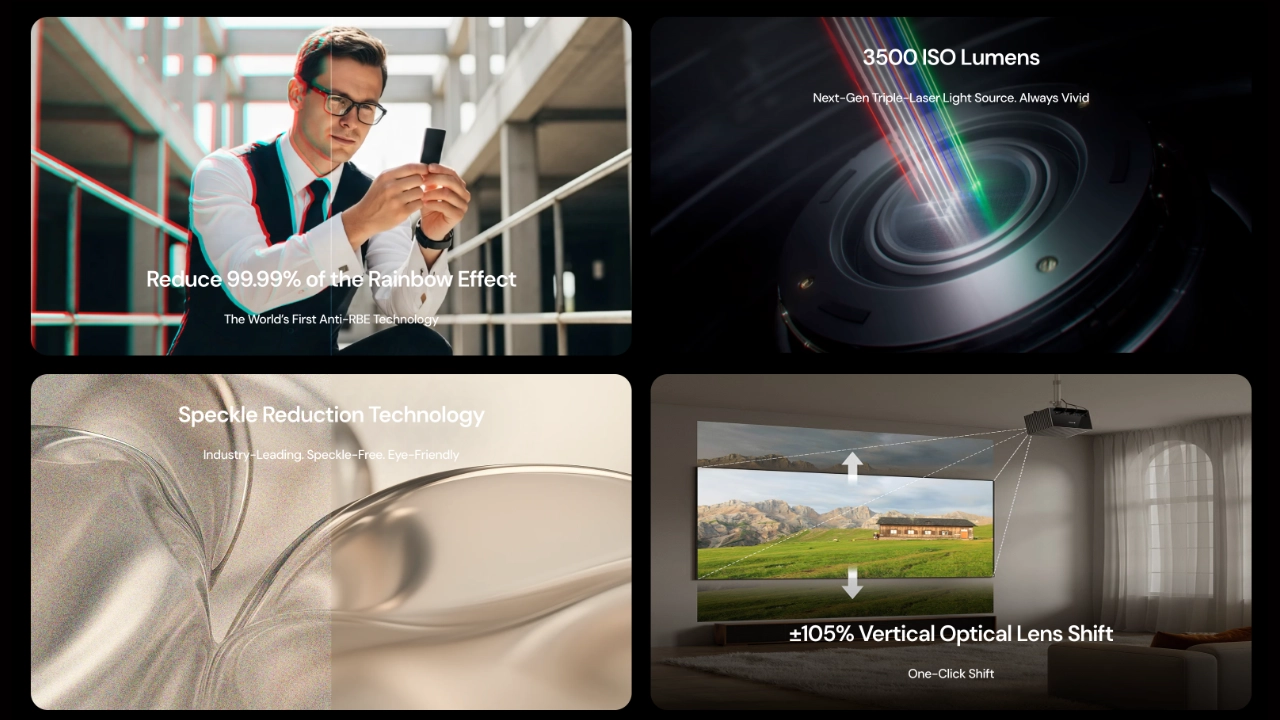 VisionMaster Max Improvements - Projector Reviews - Images