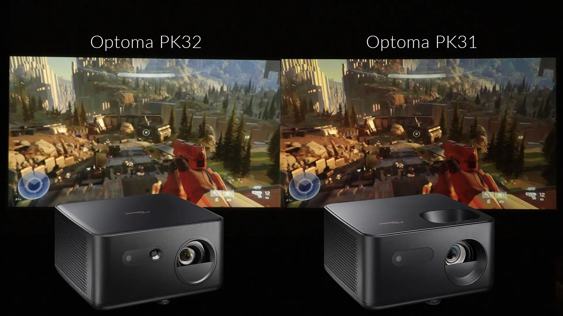 Optoma PK32-PK31 Projectors - Projector Reviews - Images