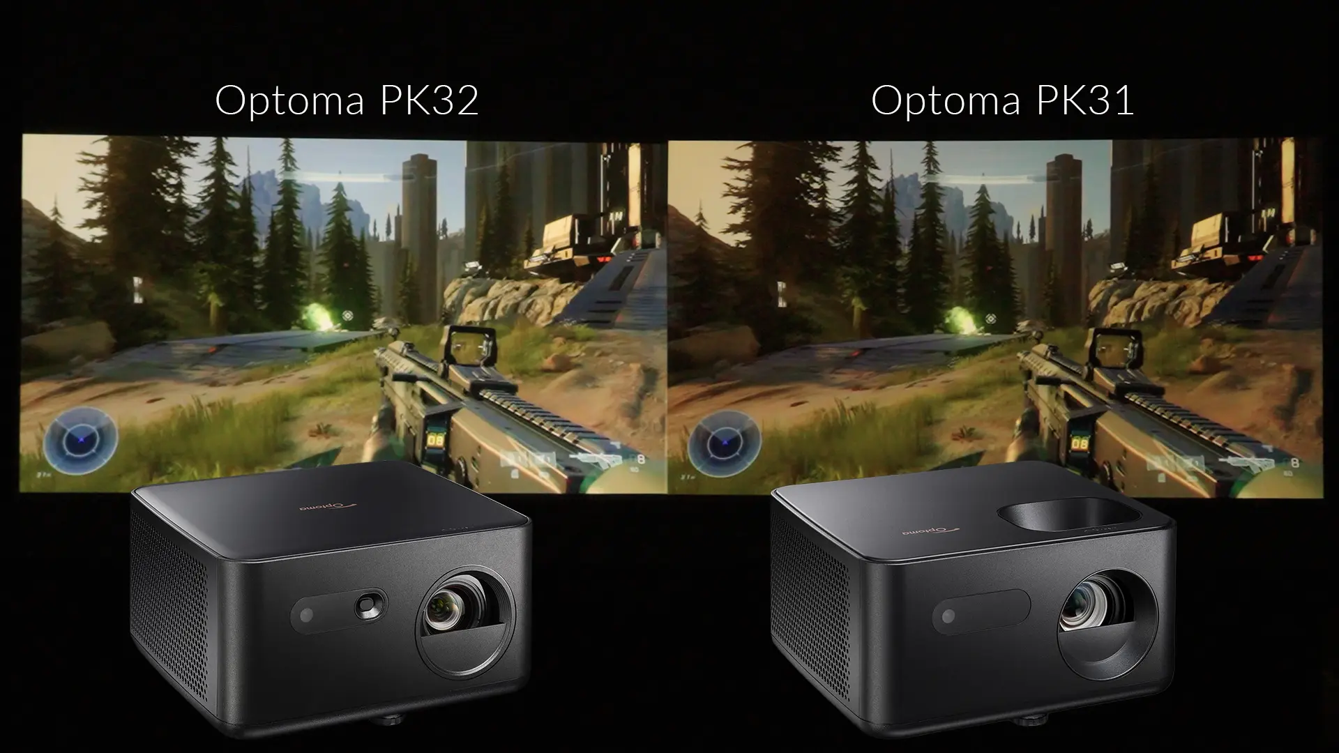 Optoma PK32-PK31 Projectors - Projector Reviews - Images