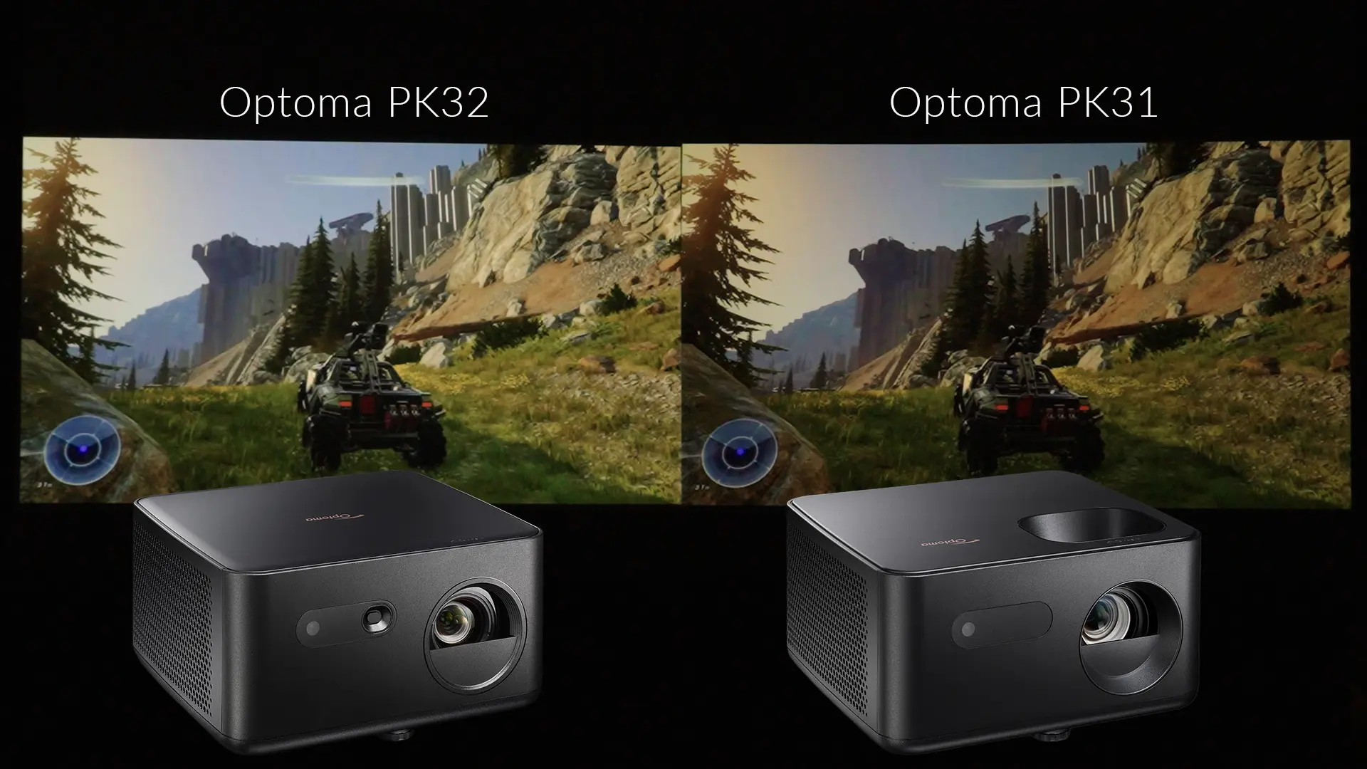 Optoma PK32-PK31 Projectors - Projector Reviews - Images