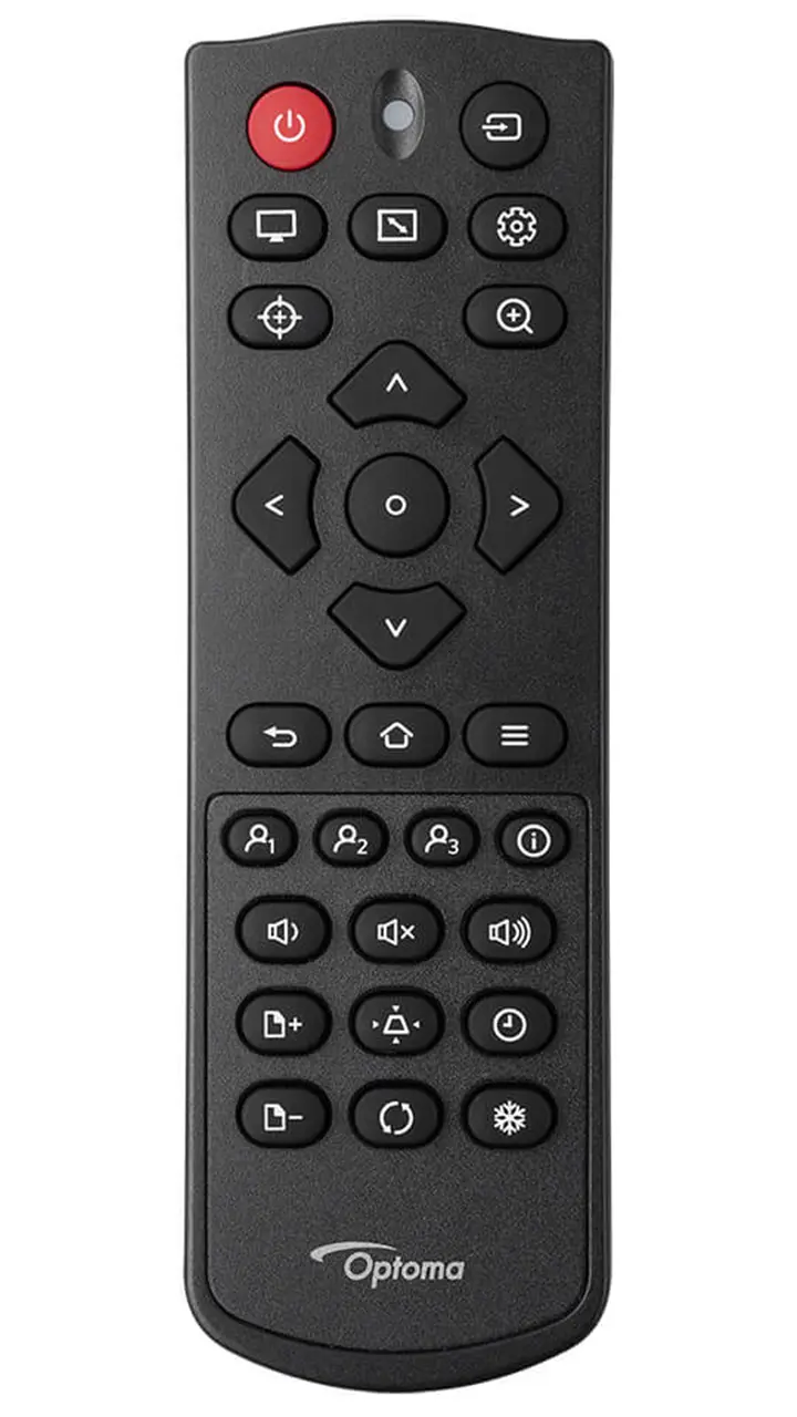 Optoma PK32 Remote - Projector Reviews - Images