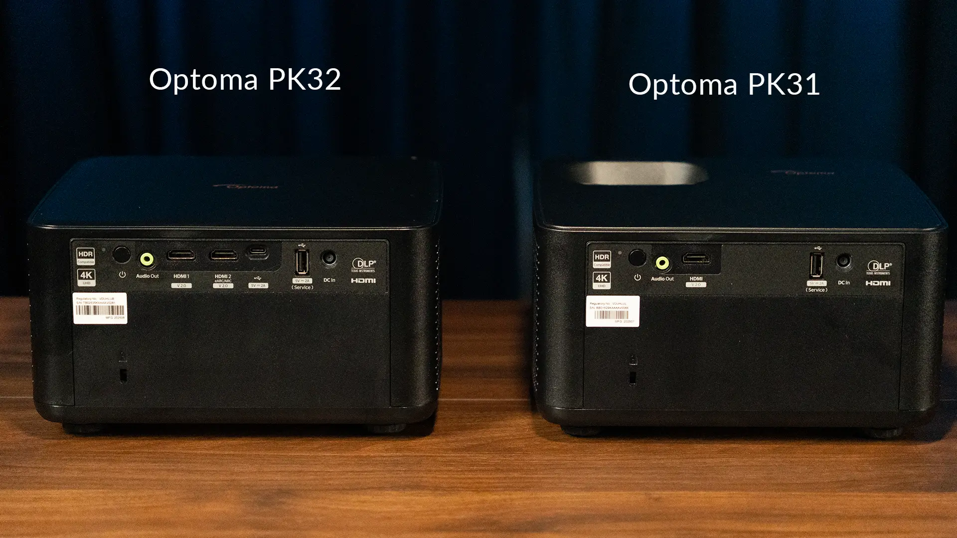 Optoma PK32-PK31 Projector - Projector Reviews - Images