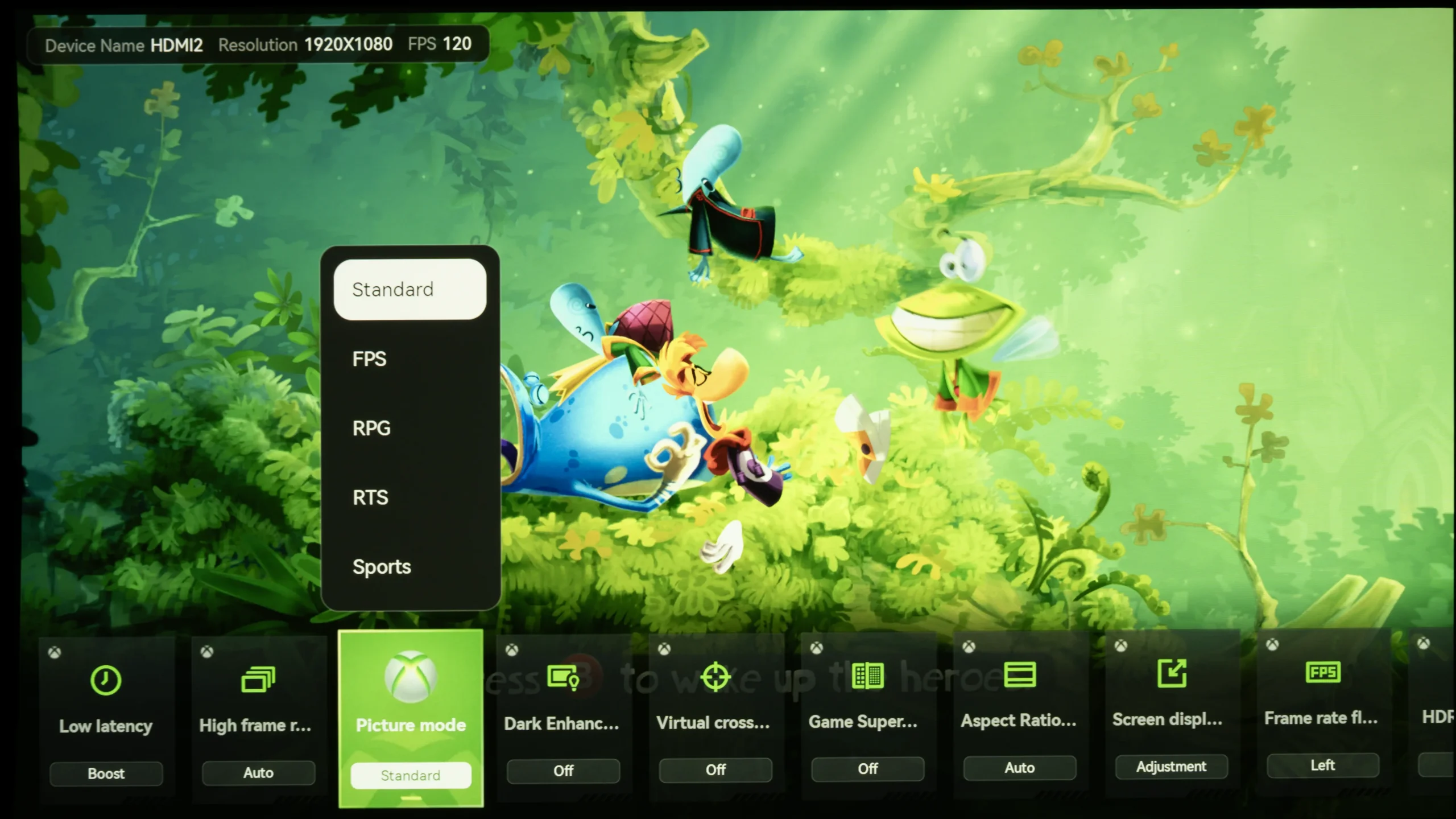 XGIMI TITAN Gaming-Picture Modes
