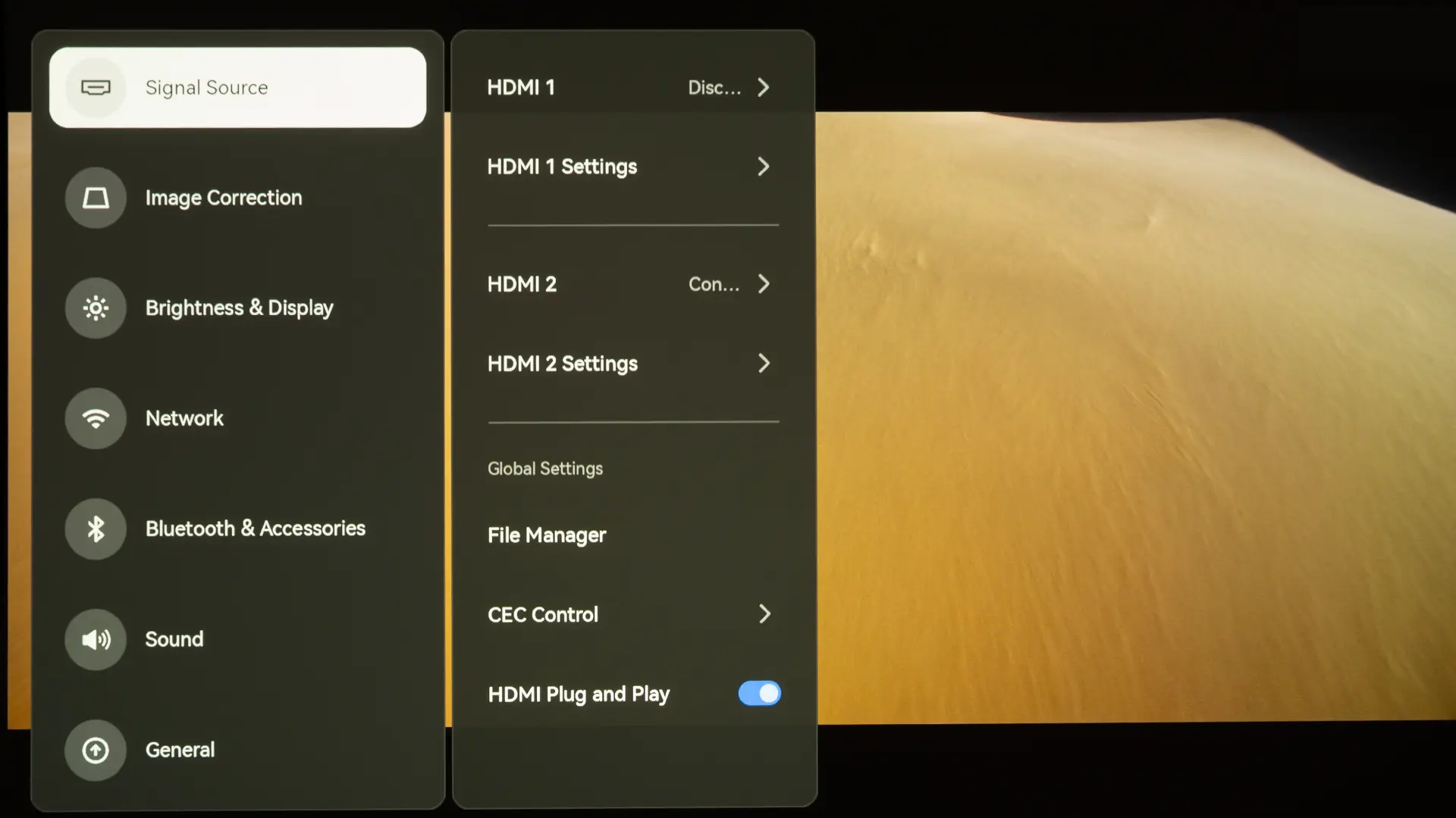 XGIMI Titan Menu-1